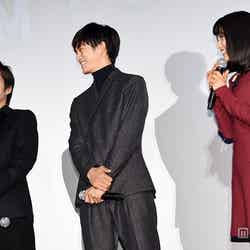 （左から）田中圭、松坂桃李、土屋太鳳 ／2015年撮影（C）モデルプレス