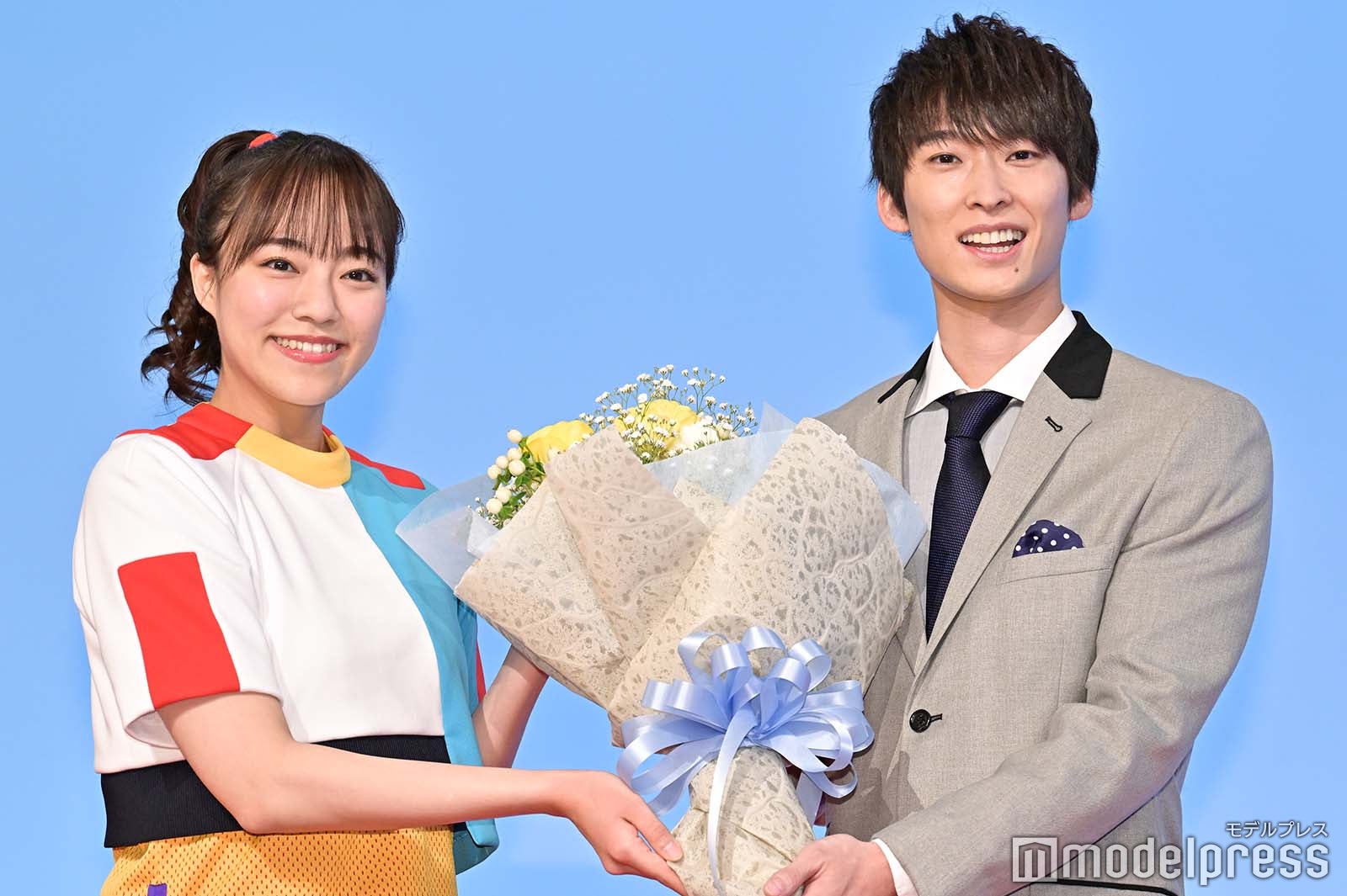 秋元杏月、福尾誠 （C）モデルプレス