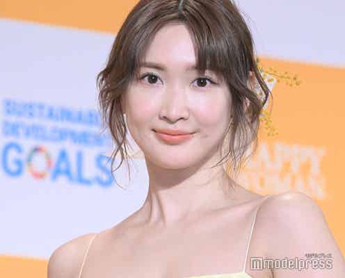 紗栄子、水着姿で美スタイル披露 故郷・宮崎満喫ショットに「スタイル抜群」「全力で遊んでて素敵」の声