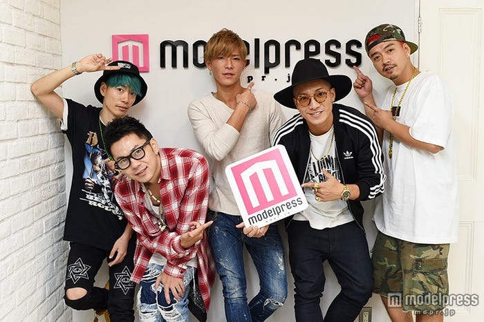 (左から)P-CHO、GS、KAZUKI、SWAY、KUBO-C