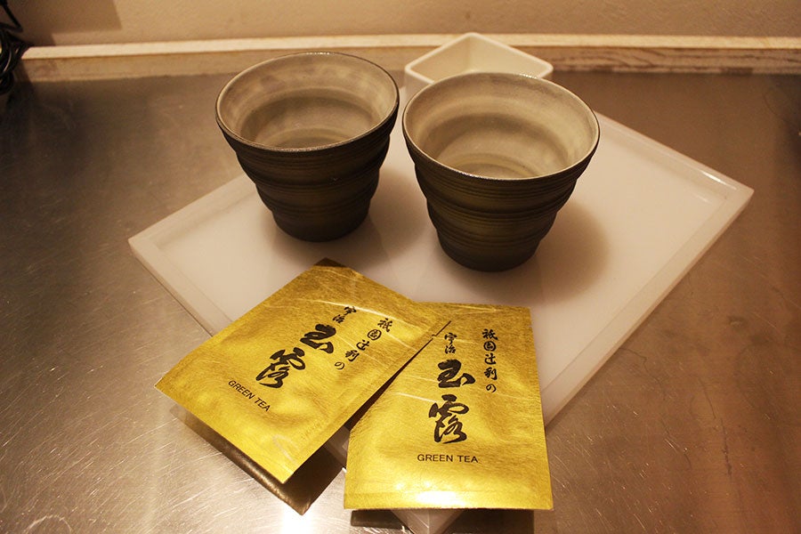 SHIBUYA HOTEL EN 「祇園辻利・宇治玉露」のお茶