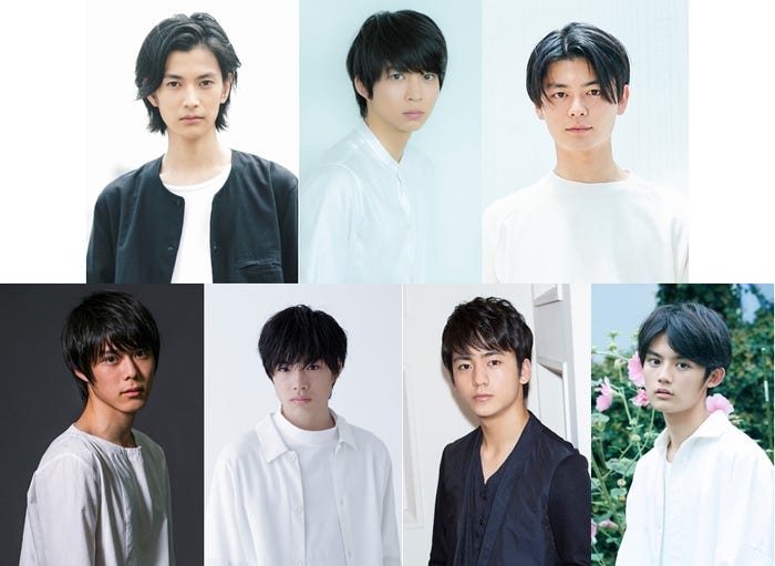 ハンサムプロジェクト初参加メンバー(上段左から)渡邊圭祐、鈴木仁、三船海斗(下段左から)細田佳央太、福崎那由他、田川隼嗣、藤原大祐(提供写真)