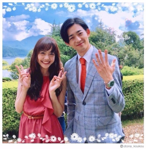 松井愛莉＆竜星涼“寄り添い2ショット”で結婚指輪アピール？＜オトナ高校＞