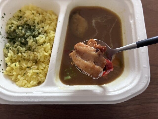 ニップン　いまどきごはん　彩りスープカレー実食レポ③