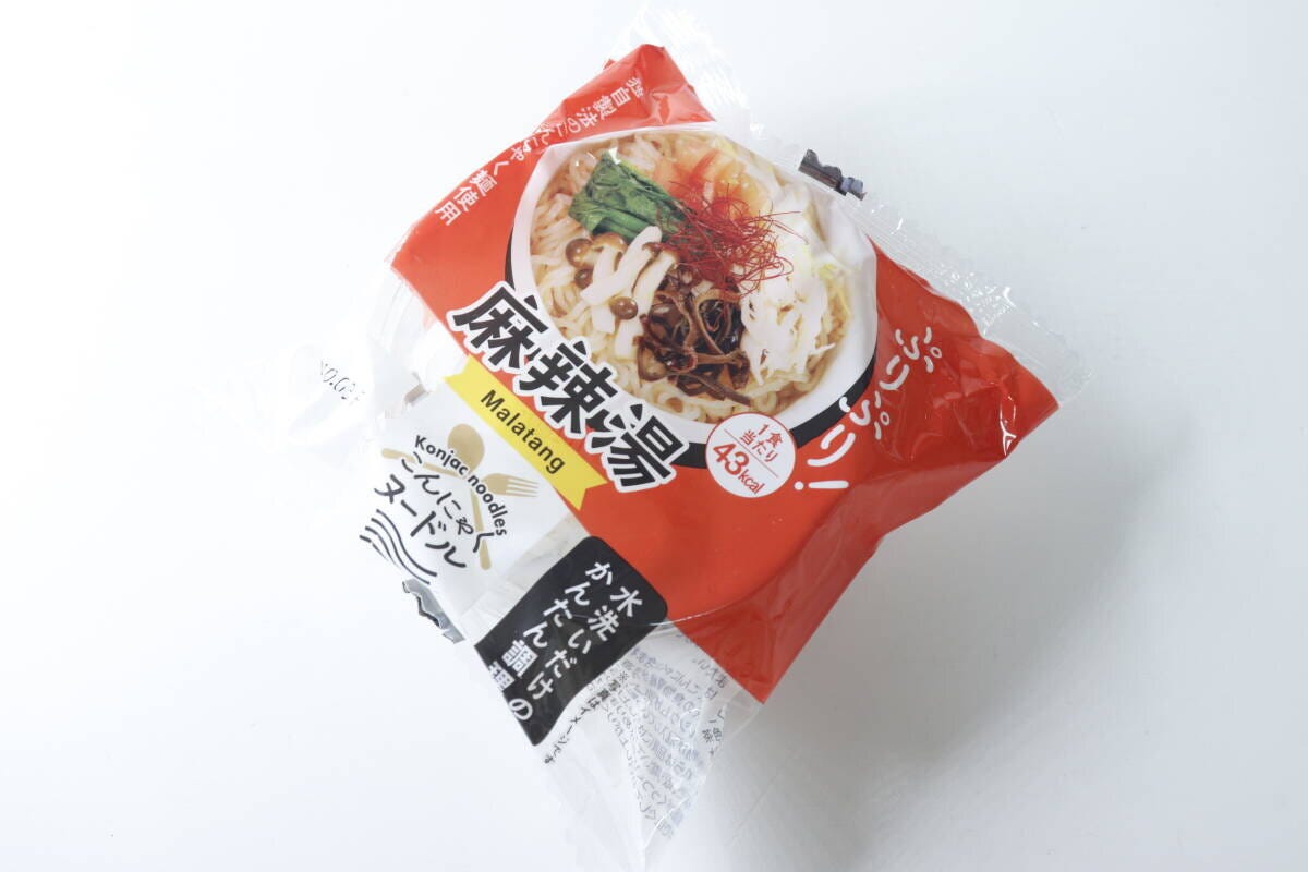 ダイソーの麻辣湯こんにゃくヌードルの全体像 ダイソーの麻辣湯こんにゃくヌードルの全体像