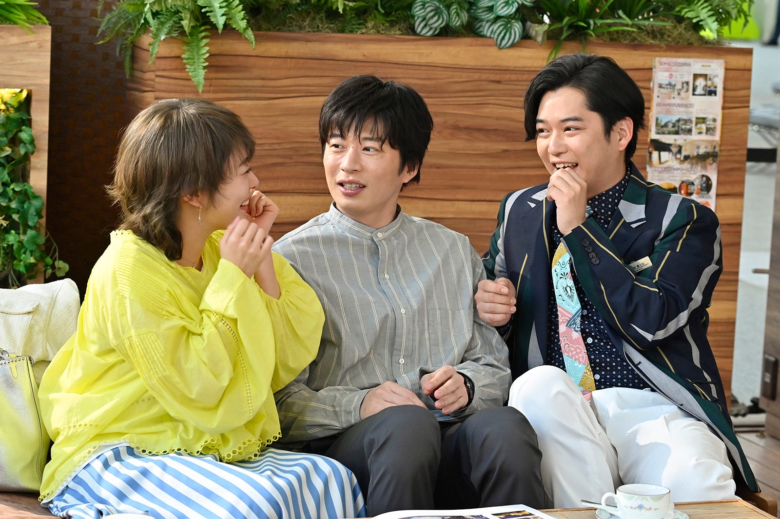 高畑充希、田中圭、千葉雄大（C）テレビ朝日