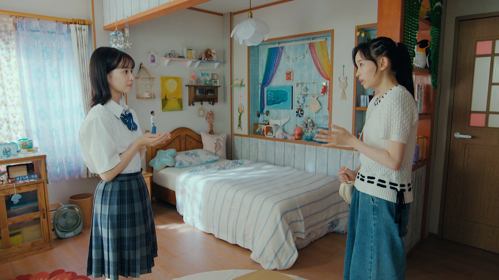 飯沼愛、大和奈央「南くんが恋人！？ 」最終話より（C）テレビ朝日