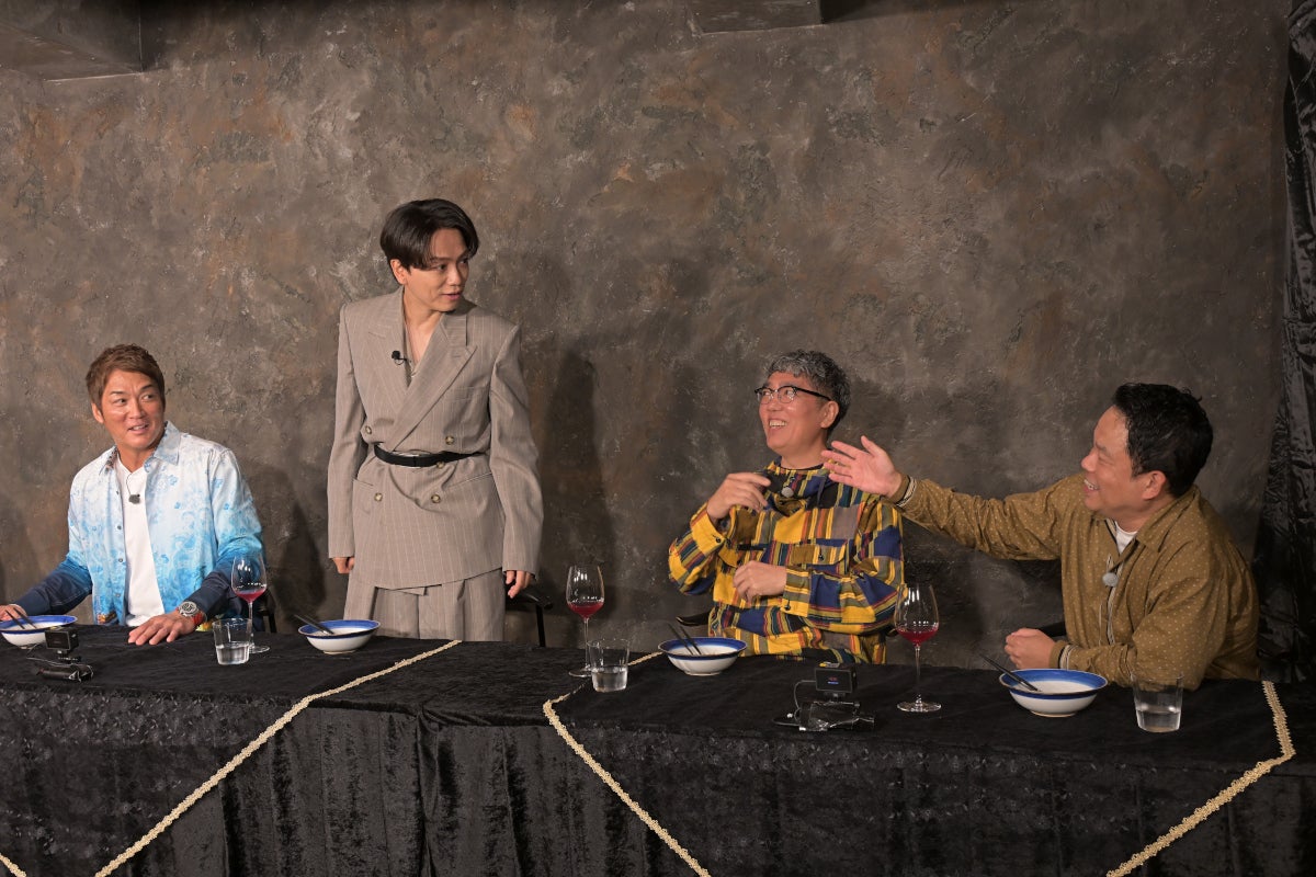 長嶋一茂、山崎育三郎、小木博明、津田篤宏（C）TBS