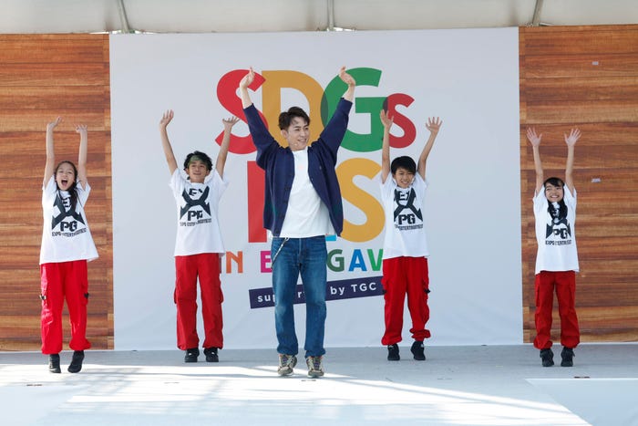 「EXILE TETSUYA with EXPG」の様子(C)SDGs FES in EDOGAWA 2023