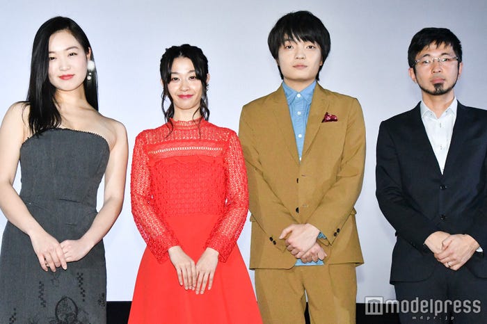 (左から)佐々木心音、瀬戸さおり、岡山天音、吉田浩太監督 (C)モデルプレス