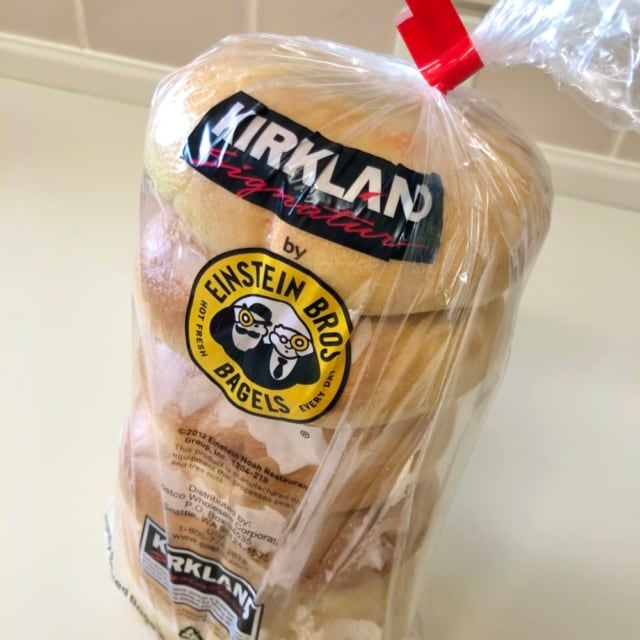 コストコのベーグルパッケージ