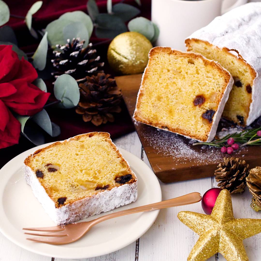 クリスマスにぴったり。シュトーレン風パウンドケーキ