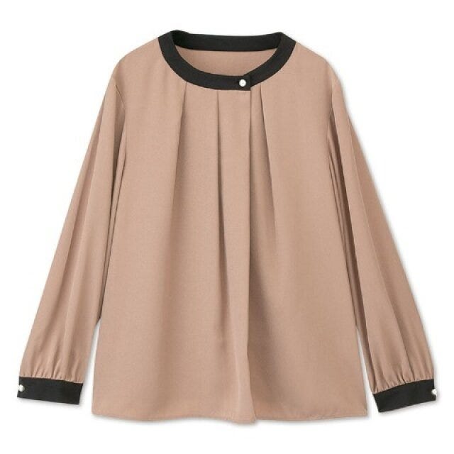 しまむら　秋の体形カバーコーデ　細見え　ブラウス　Hina