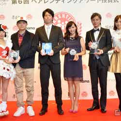 （左から）ファンタジスタさくらだ、Bose、前田健太選手、藤本美貴、塚本高史、蛯原英里