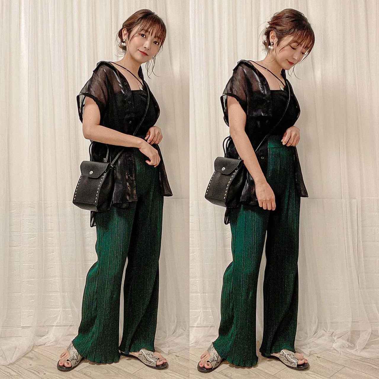 え 最強じゃん しまむら 一本は欲しい グリーンパンツ モデルプレス