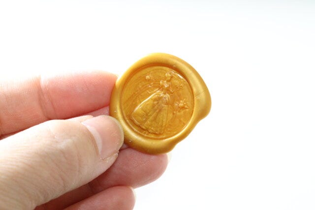 スタンプヘッド、シーリングスタンプ用(シンデレラ) 完成 スタンプヘッド、シーリングスタンプ用(シンデレラ) 完成