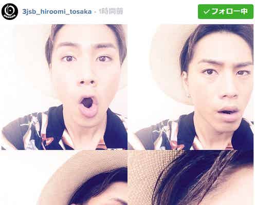 三代目JSB登坂広臣&山下健二郎、“接近”オフショットにファン歓喜