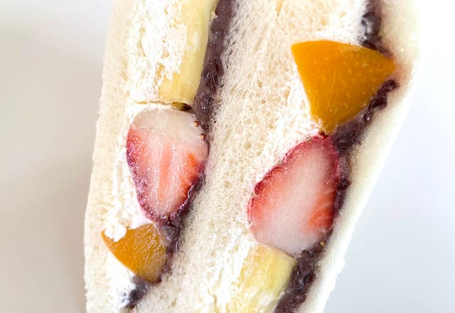 フルーツあんみつ風サンド