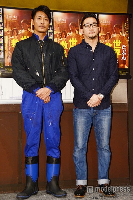 （左から）永井大、矢島弘一氏