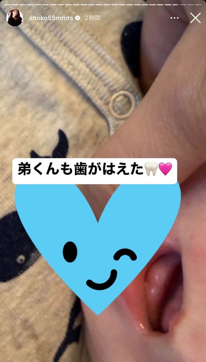 中川翔子Instagramストーリーズより