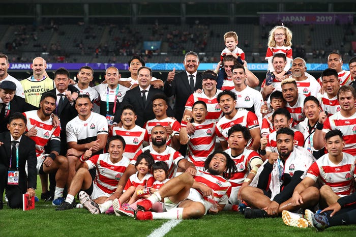 ラグビー日本代表(Photo by Getty Images)