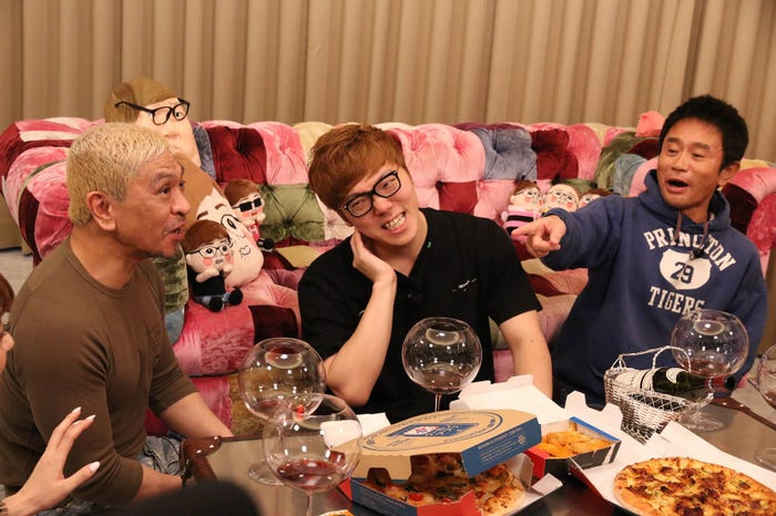 松本人志、HIKAKIN、浜田雅功(C)フジテレビ