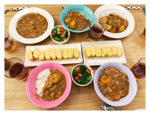 子供たちの手作り料理／杉浦太陽オフィシャルブログ（Ameba)より