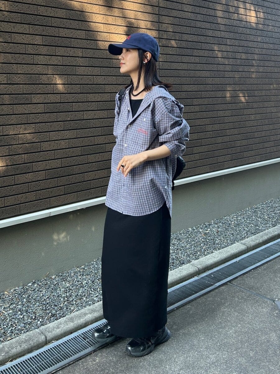 黒ワンピースコーデ3