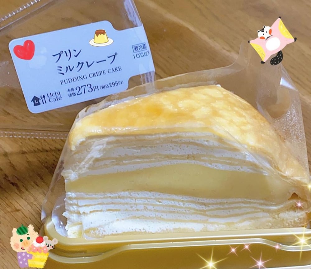 ローソンのミルクレープの写真