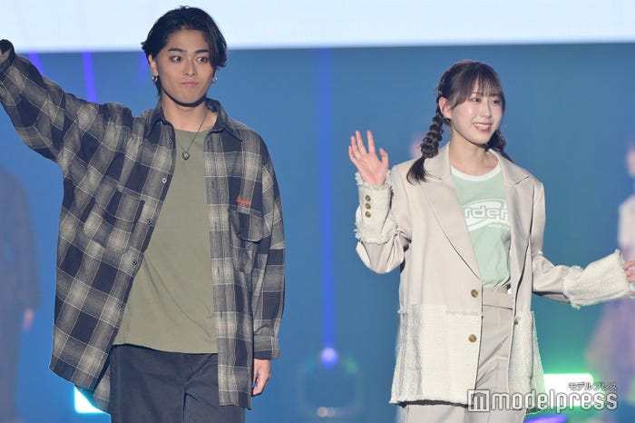 佐藤琉樹さん、久木田帆乃夏さん「TGC CAMPUS STAGE」より(C)モデルプレス