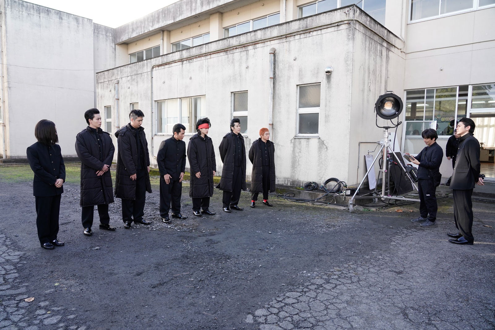 眞栄田郷敦ら／新TVCM「今しかできねーこと」篇メイキングより（提供写真）