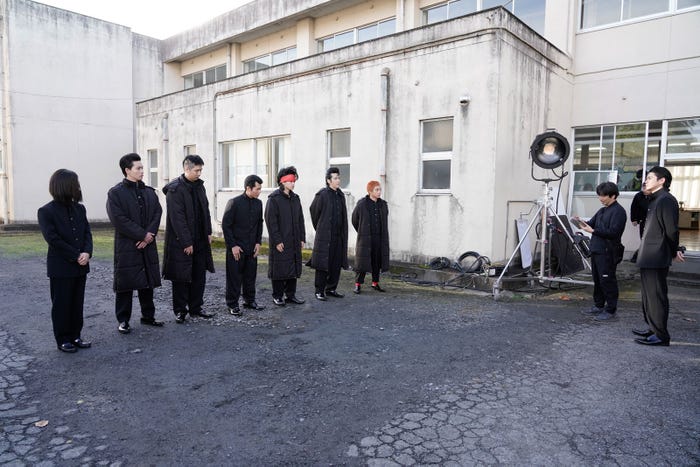 眞栄田郷敦ら/新TVCM「今しかできねーこと」篇メイキングより(提供写真)