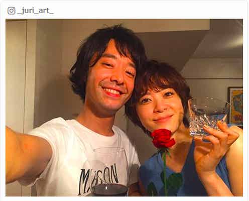 結婚発表の上野樹里「私は幸せです」夫・和田唱と2ショットでファンへ報告
