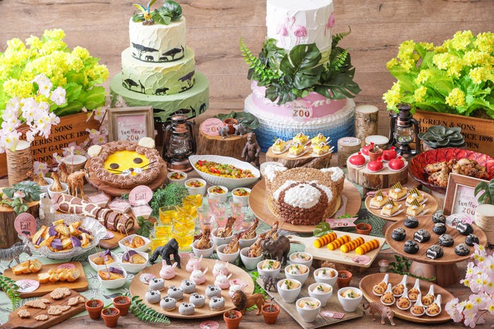 「FUN!FUN!ZOO春まつりデザートブッフェ」名古屋で開催、動物園の人気者がスイーツに!