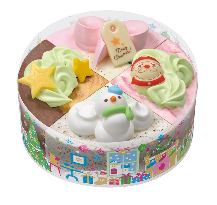 クリスマス パレット4　3,300円／画像提供：B-R サーティワン アイスクリーム