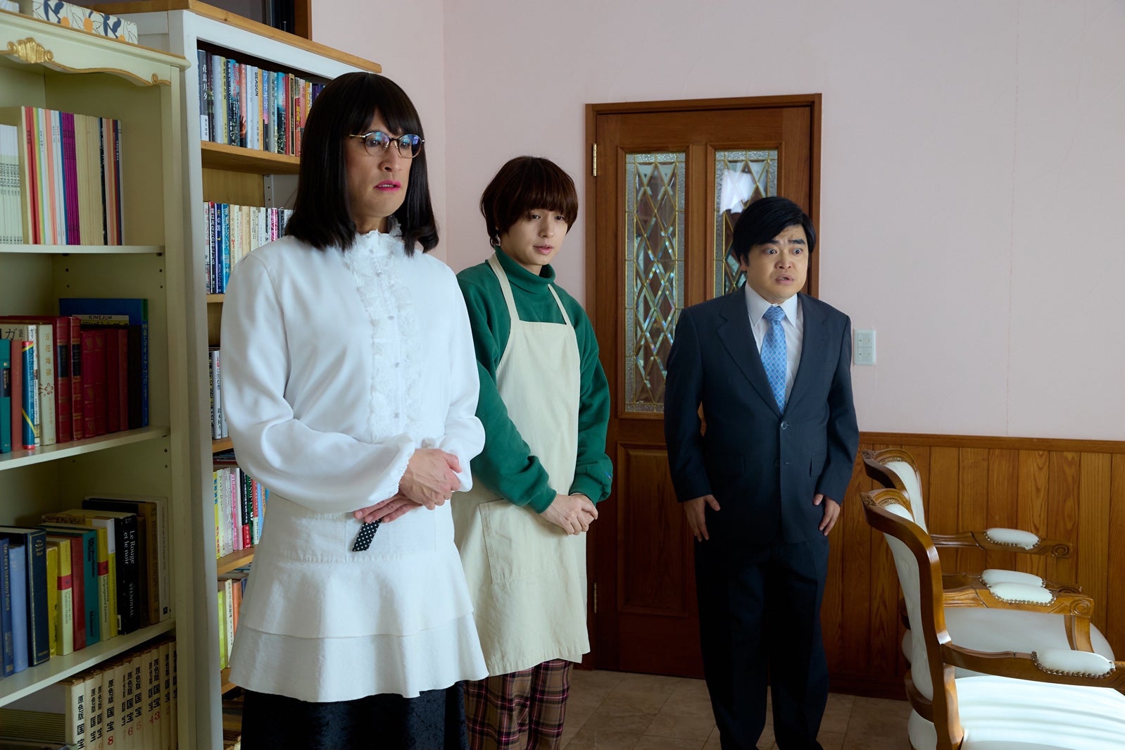 松岡昌宏、伊野尾慧、加藤諒「家政夫のミタゾノ」第4話（C）テレビ朝日