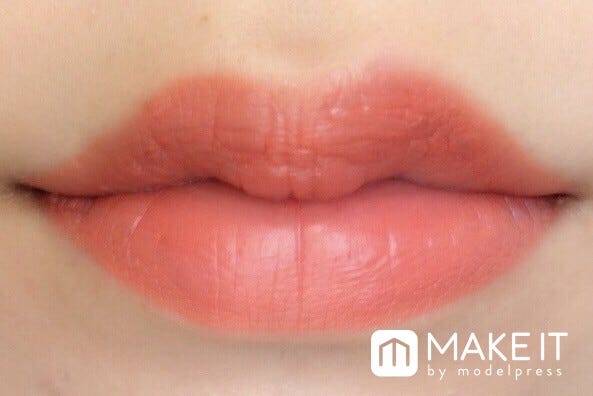 【バビメロ】「デイリールージュフィット」“01マイアプリコット”使用 (C)メイクイット