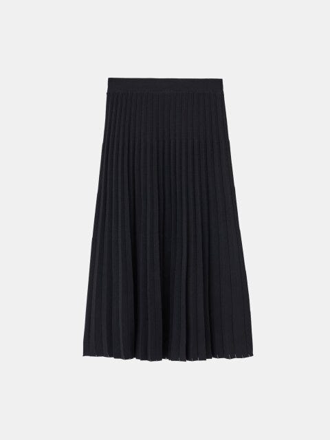 PLST レーヨンブレンドシアープリーツスカート PLSTのレーヨンブレンドシアープリーツスカート