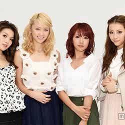 （左から）Erie、Ami、Aya、Shizuka