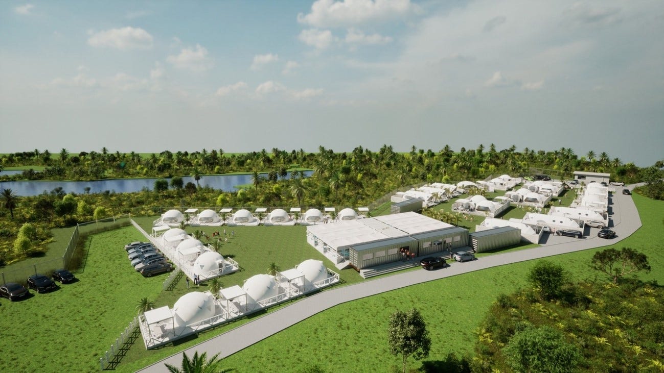 沖縄・宮古島市最大規模のグランピング「グランテックリゾートヘブン」2023年3月開業