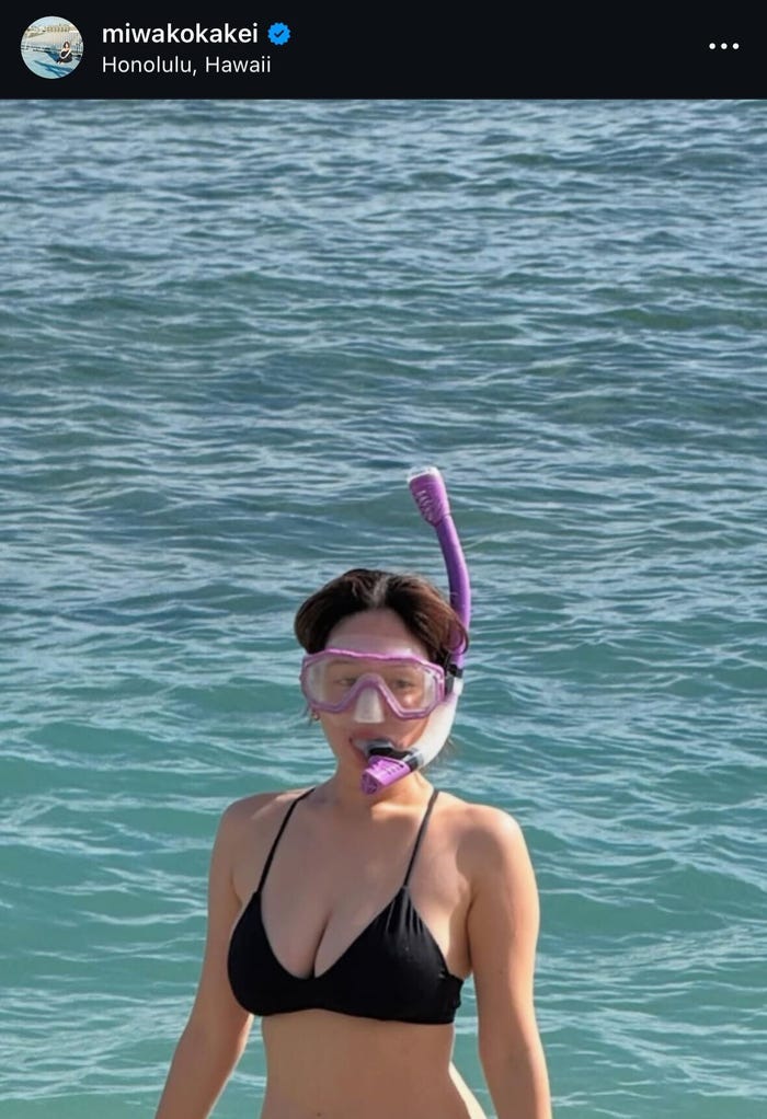 筧美和子Instagramより