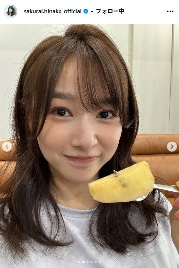 桜井日奈子公式Instagramより