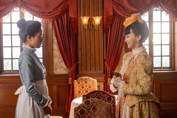 上坂樹里、多部未華子「風、薫る」第15話(C)NHK