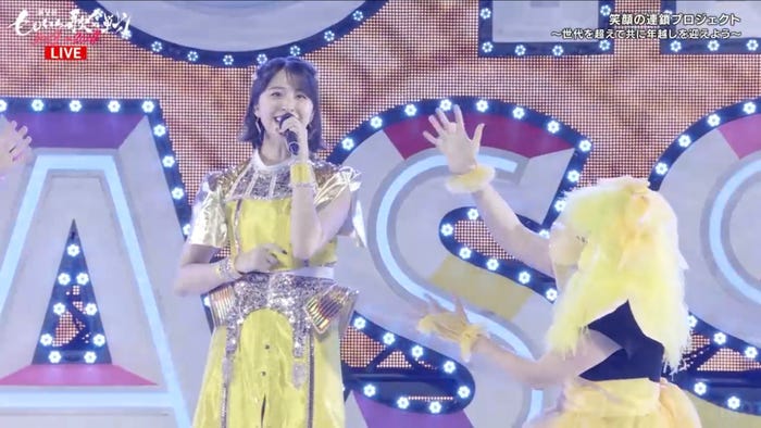 玉井詩織、ももいろクロおばあZ(C)AbemaTV,Inc.