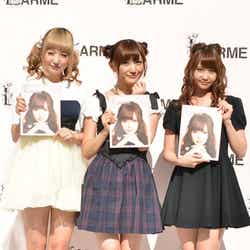 (左から)AMO、菅野結以、永尾まりや