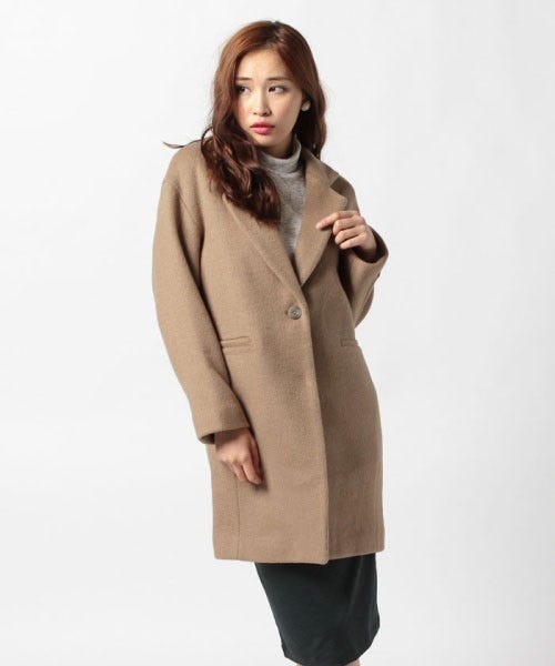 ウールチェスターコート「snidel」25,920円(税込)/画像提供:d fashion powered by MAGASEEK
