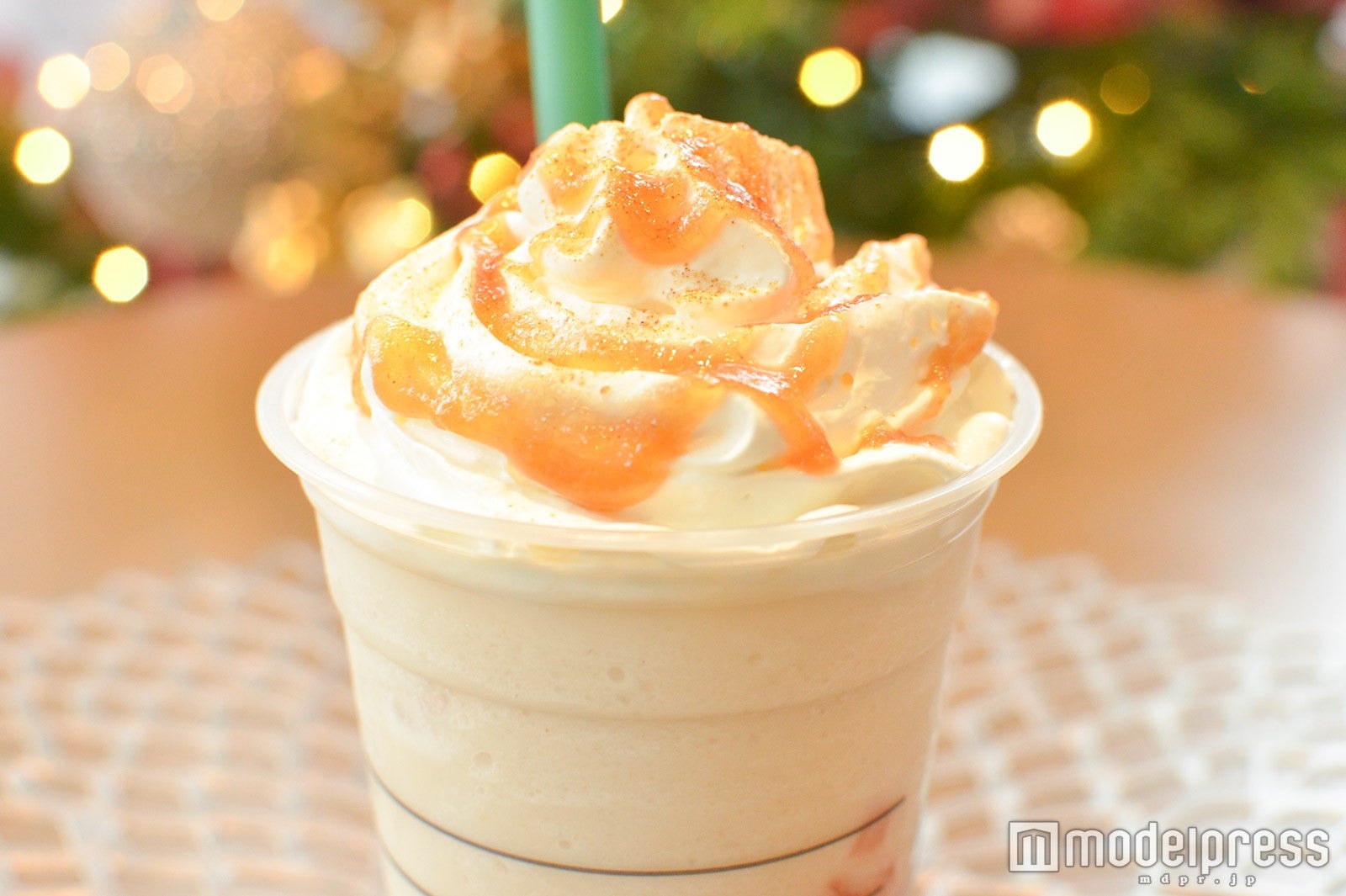 クリームとりんごソースの相性バツグン（C）モデルプレス