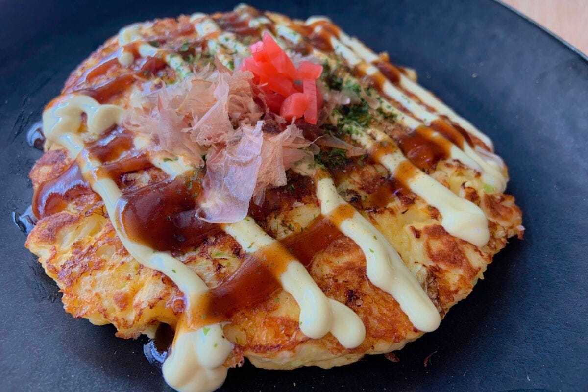 はんぺんで作るお好み焼き