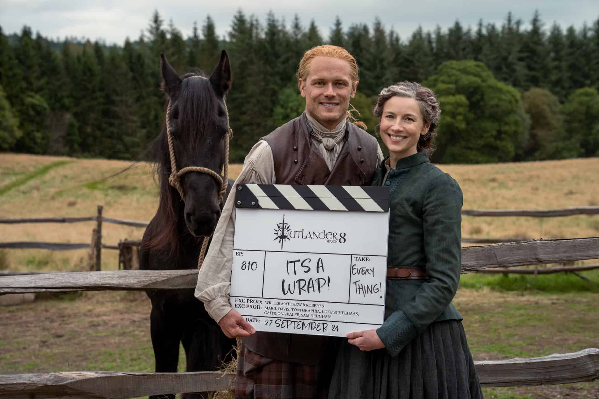 『アウトランダー』シーズン8、メイキング写真＆主演2人のインタビューが解禁