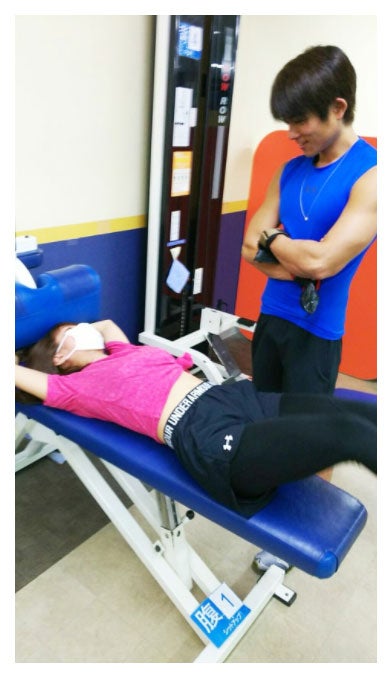 夫婦でトレーニングに励む辻・杉浦夫妻／杉浦太陽オフィシャルブログ（Ameba）より